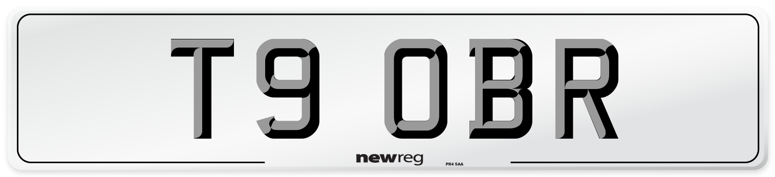 T9 OBR Number Plate from New Reg